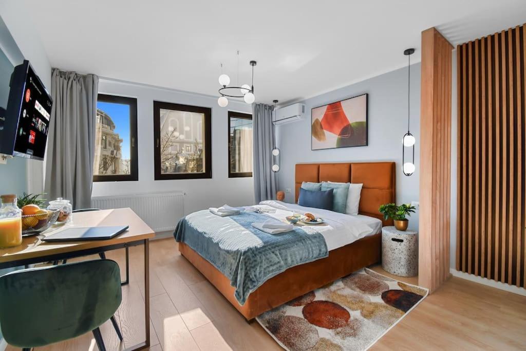 Mysa Modern Studio * Near Cismigiu Park * Netflix Bukarest Kültér fotó